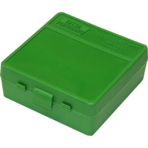 MTM Handgun Ammo Box .38 Special-.357 Mag Green 100 rd.