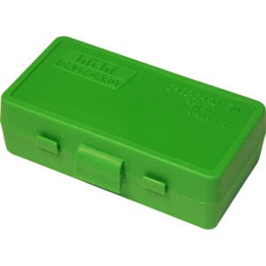 MTM Handgun Ammo Box 9mm and .380 ACP Green 50 rd.