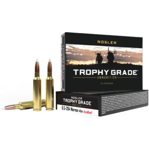 Nosler Trophy Grade Rifle Ammunition 6.5mmx284 Norma 140 gr. AB SP 20 rd.