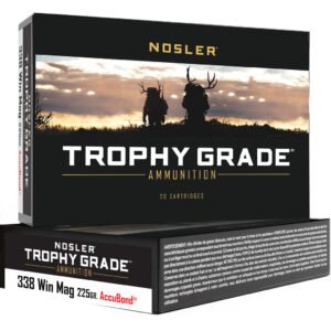 Nosler Trophy Grade Rifle Ammunition 338 Win. Mag. 210 gr. PT SP 20 rd.