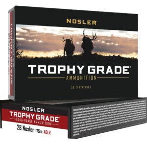 Nosler Trophy Grade Long Range Rifle Ammunition 28 Nosler 175 gr. ABLR SP 20 rd.