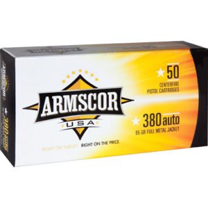Armscor Range Pistol Ammo 380 ACP 95 gr. FMJ 50 rd.
