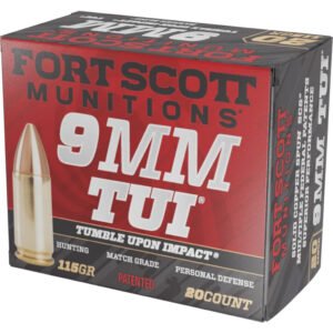 Fort Scott Munition Pistol Ammo 9mm 115 gr. TUI 20 rd.