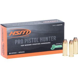 HSM Pro Pistol Hunter Ammunition 500 S&W Sierra JSP 400 gr. 20 rd.
