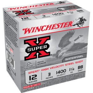 Winchester Super-X Xpert Hi-Velocity Steel 12 ga. 3 in. 1 1/4 oz. BB Shot 25 rd.