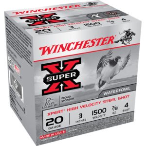 Winchester Super-X Xpert Hi-Velocity Steel 20 ga. 3 in. 7/8 oz. 4 Shot 25 rd.