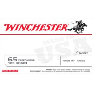 Winchester USA Rifle Ammo 6.5 Creedmoor 125 gr. Open Tip USA 20 rd.