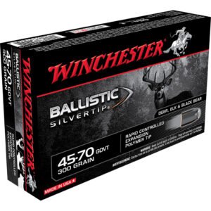 Winchester Ballistic Silvertip Rifle Ammo 45-70 Gov. 300 gr. Ballistic Silvertip 20 rd.