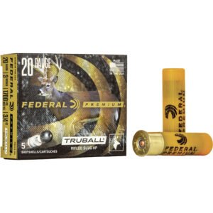 Federal Premium Vital-Shok Shotgun Ammo 20 ga. 3 in. 3/4 oz. Truball HP Slug 5 rd.