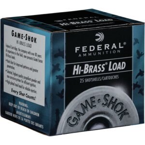Federal Game-Shok Hi-Brass Load 410 ga. 3 in. 11/16 oz. 5 Shot 25 rd.