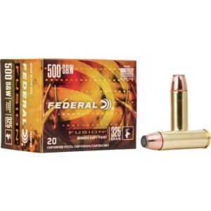 Federal Fusion Handgun Ammo 500 S&W 325 gr. Fusion 20 rd.