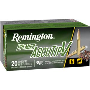 Remington Premier AccuTip Centerfire Rifle Ammo 222 Rem. 50 gr. AccuTip-V Boat Tail 20 rd.