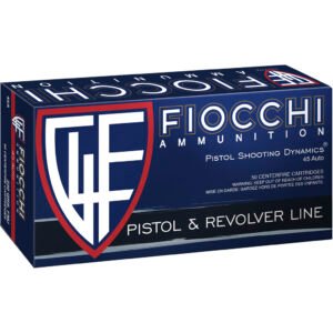 Fiocchi Range Dynamics Pistol Ammo 45 ACP 230 gr. FMJ 50 rd.