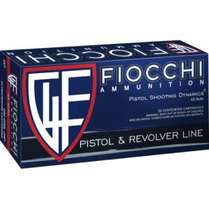 Fiocchi Defense Dynamics Centerfire Handgun Ammo 45 ACP 230 gr. JHP 50 rd.