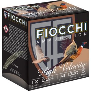 Fiocchi High Velocity Hunting Loads 12 ga. 2.75 in. 1 1/4 oz. 5 Shot 25 rd.