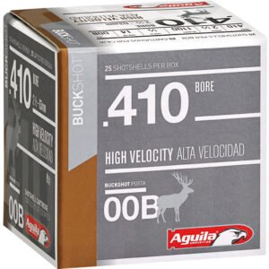 Aguila High Velocity Shotgun Game Load 410 ga. 2.5 in. 1/2 oz. 00 Buck Shot 25 rd.