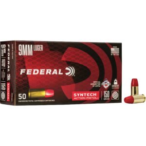 Federal Syntech Range Pistol Ammo 9mm 150 gr. TSJ FN Action Pistol 50 rd.