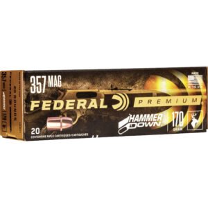 Federal Hammer Down Pistol Ammo 357 Mag. 170 gr. HP 20 rd.