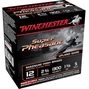 Winchester Super Pheasant Shotgun Load 12 ga. 3 in. 1 3/8 oz. Magnum HB 5 Shot 25 rd.