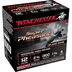Winchester Super Pheasant Shotgun Load 12 ga. 3 in. 1 3/8 oz. Magnum HB 6 Shot 25 rd.