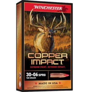 Winchester Copper Impact Rifle Ammo 30-06 Sprg. 180 gr. Copper Impact LF 20 rd.