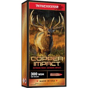 Winchester Copper Impact Rifle Ammo 300 WSM 180 gr. Copper Impact LF 20 rd.