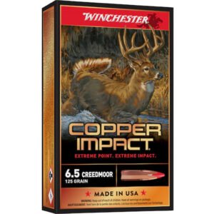 Winchester Copper Impact Rifle Ammo 6.5 Creedmoor 125 gr. Copper Impact LF 20 rd.