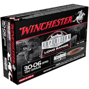 Winchester Expedition Big Game Long Range Ammo 30-06 Sprg. 190 gr. Accubond LR 20 rd.