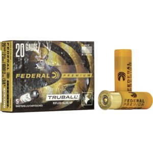 Federal Premium Vital-Shok TruBall Load 20 Gauge 2.75 in. 3/4 oz. Slug 5 rd.