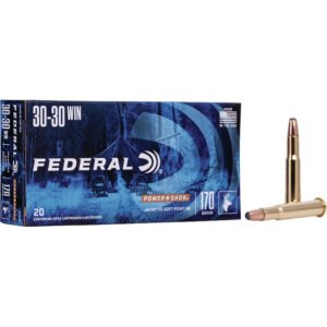 Federal Power-Shok Rifle Ammo 30-30 Win 170 gr. Jacketed Soft Point 20 rd.