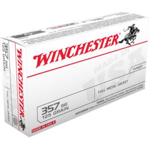 Winchester USA Pistol Ammo 357 Sig 125 gr. FMJ 50 rd.