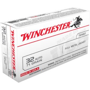 Winchester USA Pistol Ammo 32 ACP 71 gr. FMJ 50 rd.