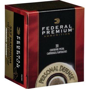 Federal Premium Personal Defense Pistol Ammo 357 Mag 158 gr. Hydra-Shok JHP 20 rd.