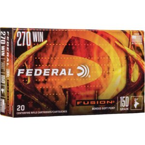 Federal Fusion Rifle Ammo 270 Win 150 gr. Fusion Soft Point 20 rd.