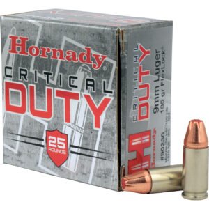 HRNDY 9MM 135GR CRT DUTY 25/250