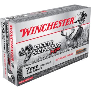 Winchester Deer Season XP Rfile Ammo 7mm Rem Mag 140 gr. Extreme Point 20 rd