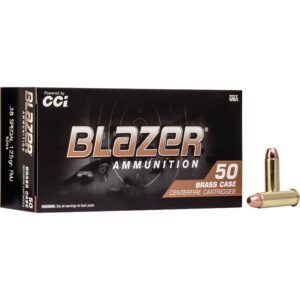 CCI Blazer Brass Pistol Ammo 38 Spl 125 gr. FMJ Flat Nose 50 rd.