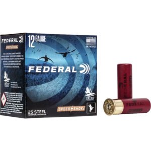 Federal Speed-Shok Load 12 Gauge 3 in. 1 1/4 oz. 2 Shot 25 rd.