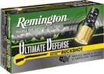 Remington Ultimate Defense Buckshot Loads 12 ga. 2.75 in. 8 Pellet 00 Buck 5 rd.