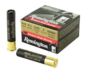 Remington Ultimate Defense Buckshot Loads 410 ga. 2.5 in. 4 Pellet 000 Buck 15 rd.